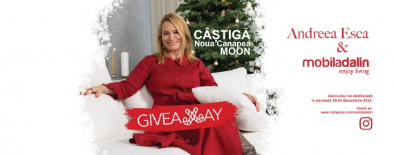 Andreea Esca si MobilaDalin - Giveaway, Noua canapea Moon